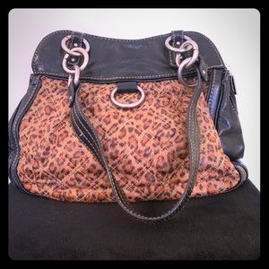 Animal Print Satchel Bag